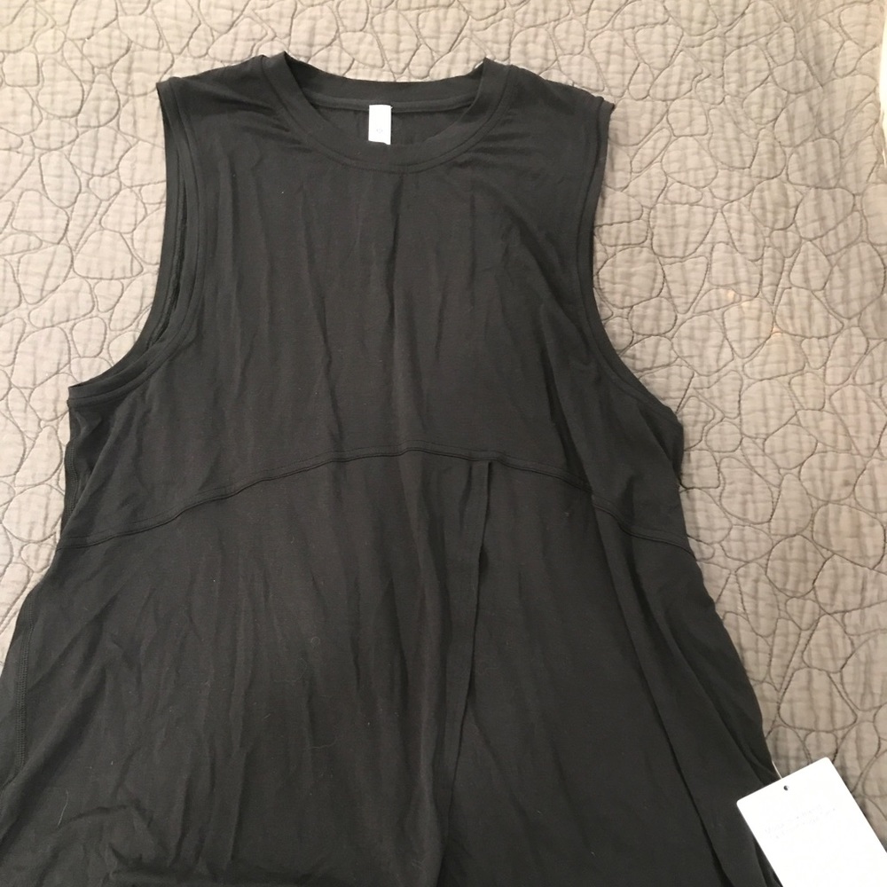 NWT lululemon modal-silk blend tie-front yoga tank top